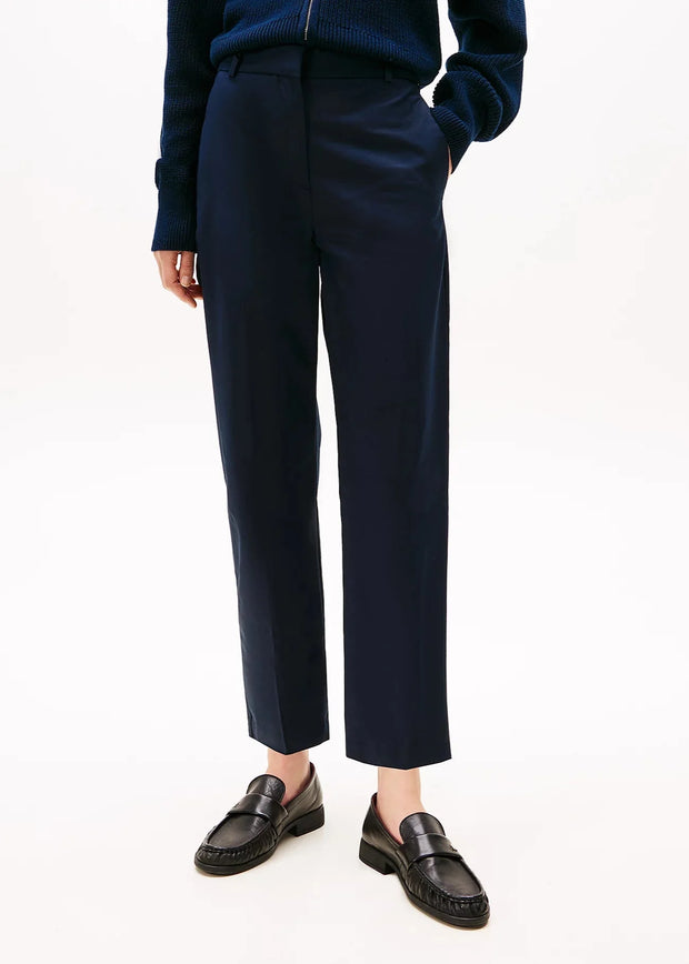 Pantalon chino femme Tommy Hilfiger marine