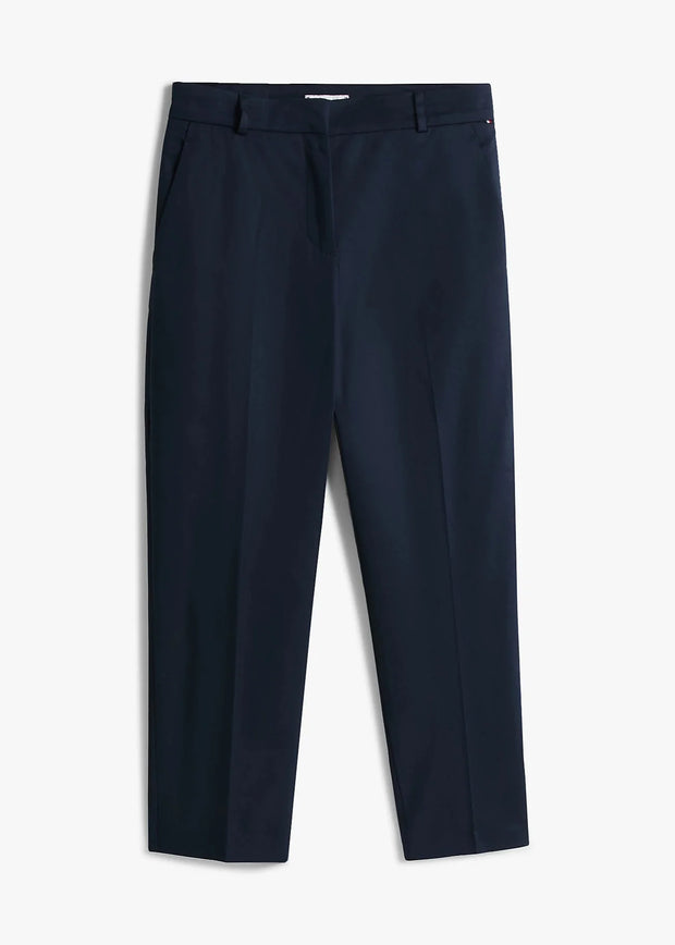 Pantalon chino femme Tommy Hilfiger marine