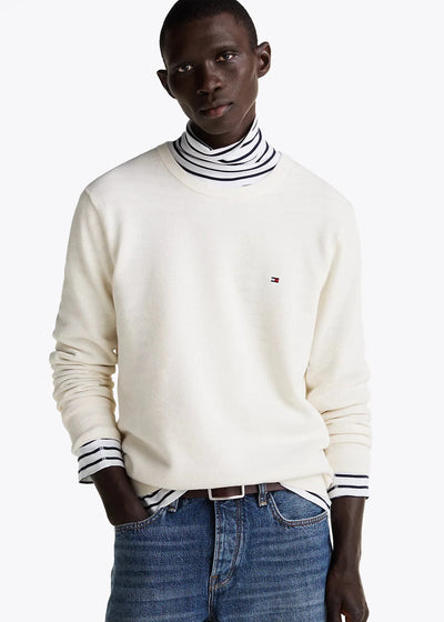 Pull Tommy Hilfiger blanc