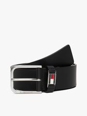 Ceinture Tommy Hilfiger noire en cuir
