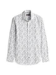 Chemise à motifs Tommy Hilfiger blanche