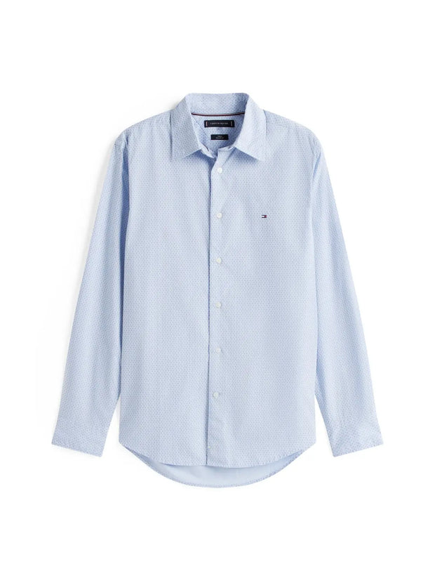 Chemise à motifs Tommy Hilfiger bleue