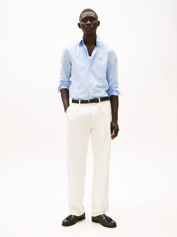 Chemise à motifs Tommy Hilfiger bleue