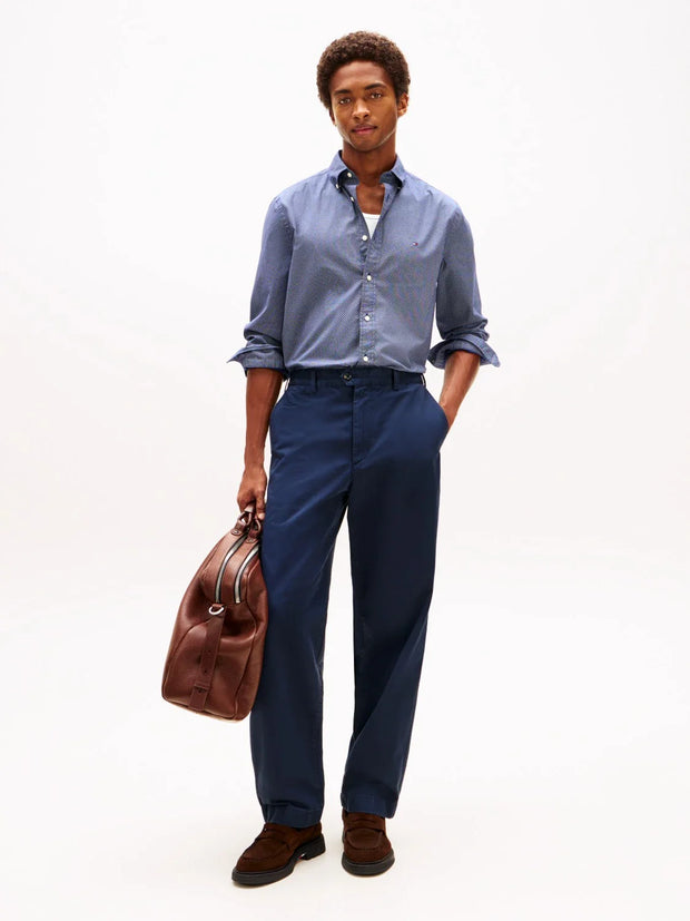 Chemise à motifs Tommy Hilfiger marine