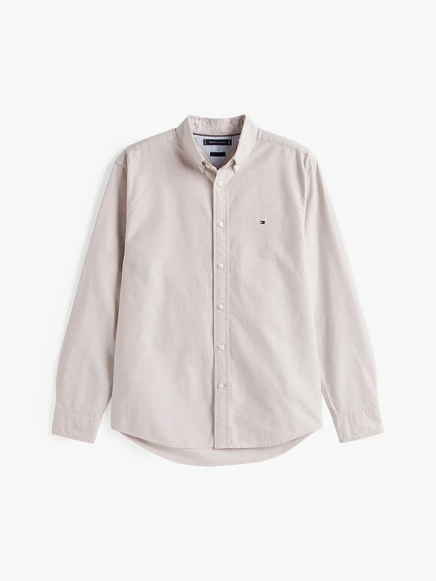 Chemise Tommy Hilfiger beige en coton
