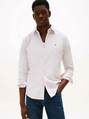 Chemise Tommy Hilfiger beige en coton