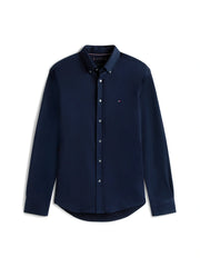 Chemise Tommy Hilfiger marine en coton