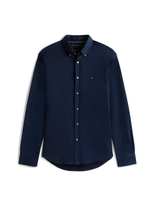 Chemise Tommy Hilfiger marine en coton