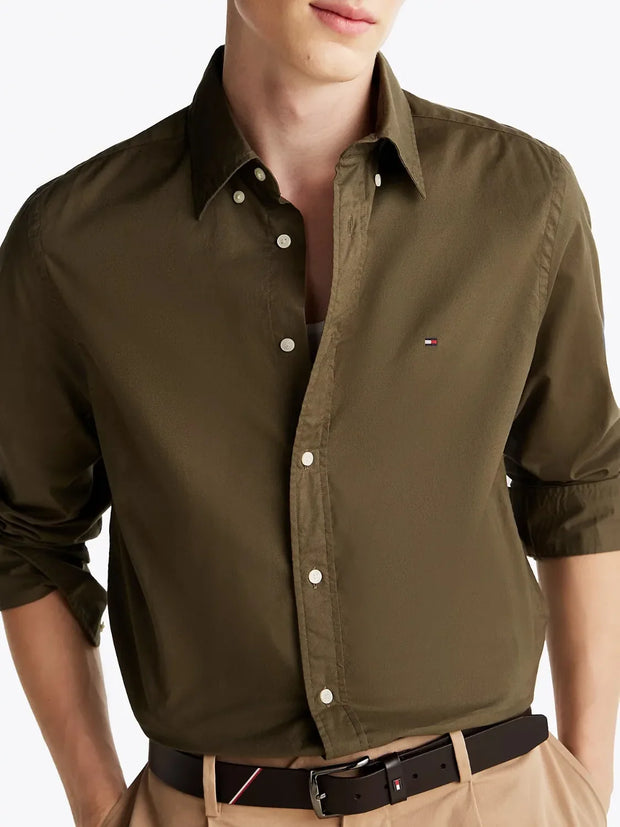 Chemise Tommy Hilfiger kaki