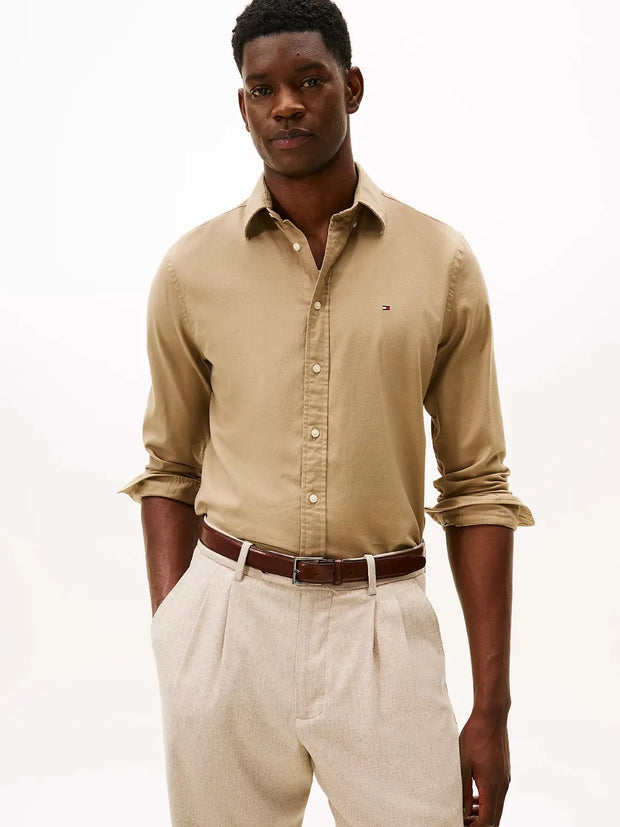 Chemise Tommy Hilfiger beige