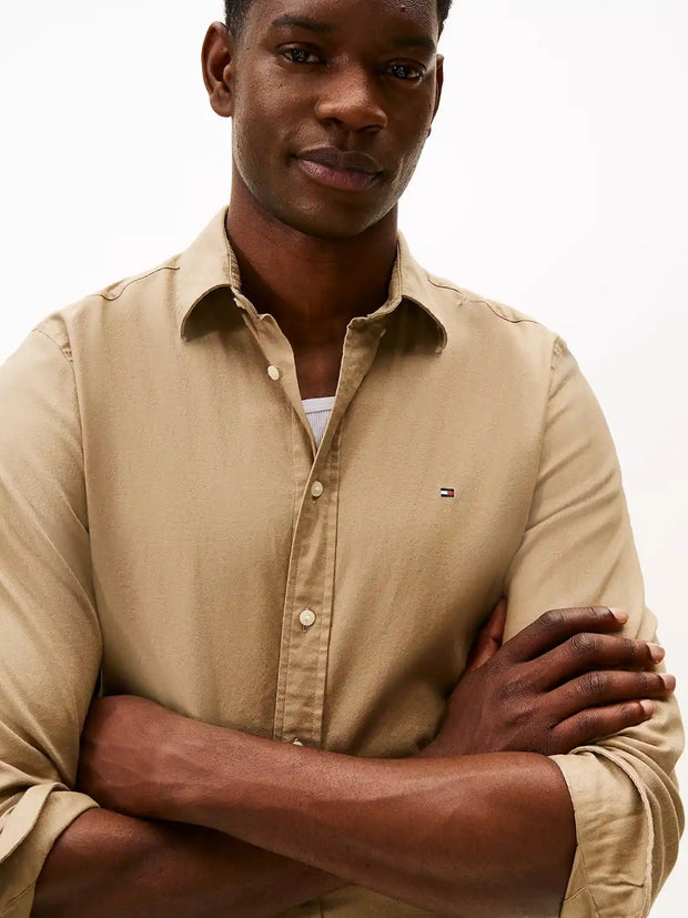 Chemise Tommy Hilfiger beige