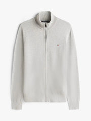 Gilet Tommy Hilfiger gris en cachemire