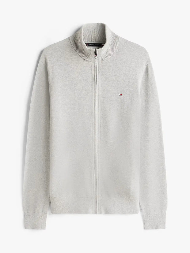 Gilet Tommy Hilfiger gris en cachemire