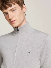 Gilet Tommy Hilfiger gris en cachemire