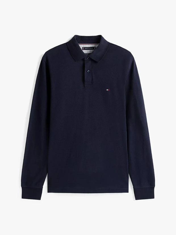 Polo manches longues Tommy Hilfiger marine