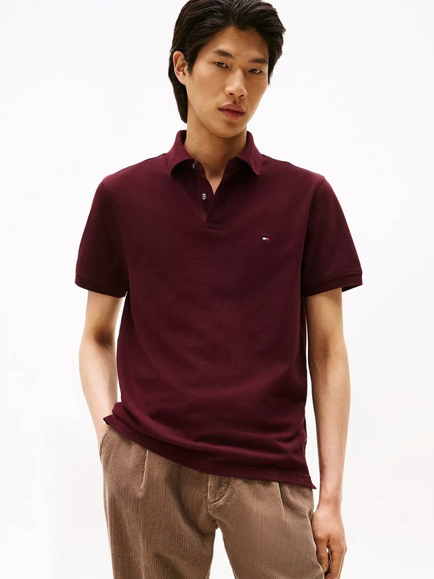 Polo Tommy Hilfiger bordeaux