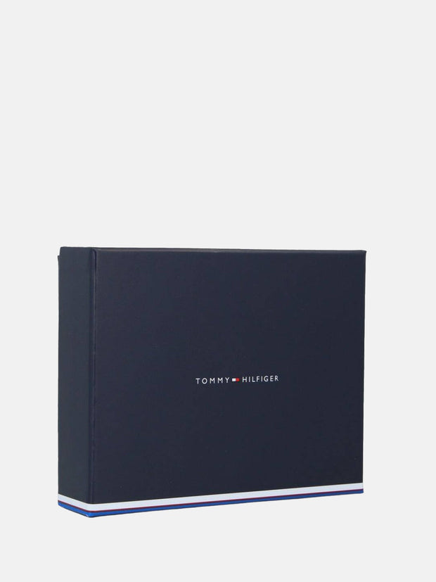 Portefeuille Tommy Hilfiger noir en cuir
