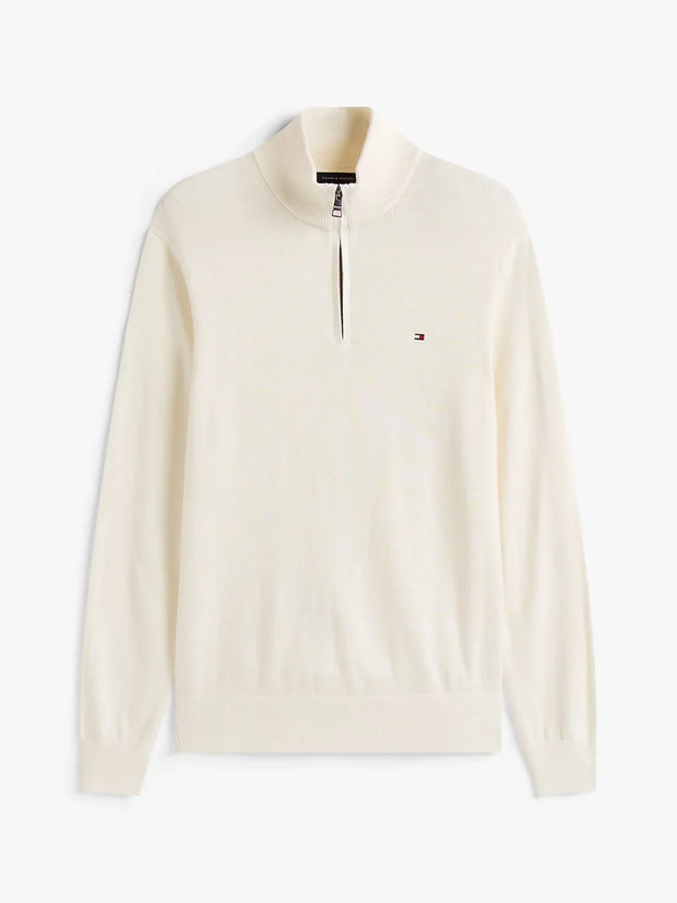 Pull camionneur Tommy Hilfiger beige en cachemire