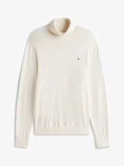 Pull col roulé Tommy Hilfiger beige en cachemire
