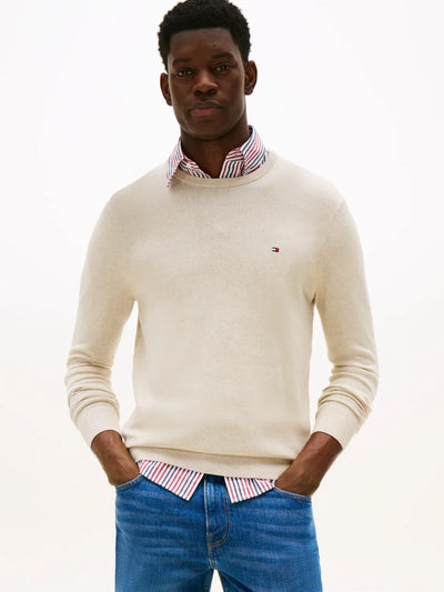 Pull Tommy Hilfiger beige