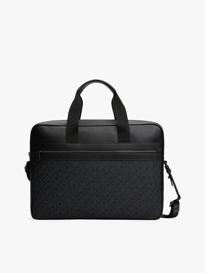 Sacoche d'ordinateur Tommy Hilfiger noire