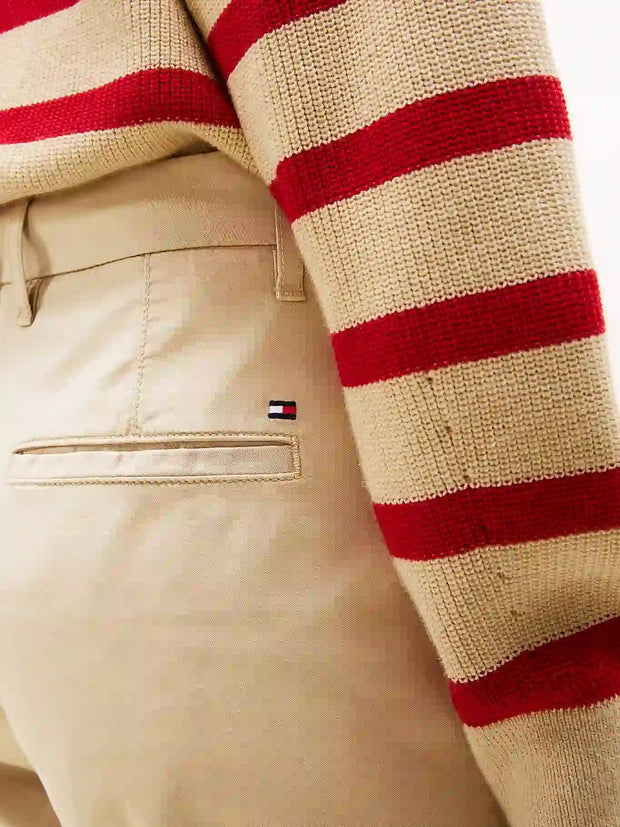 Short chino femme Tommy Hilfiger beige
