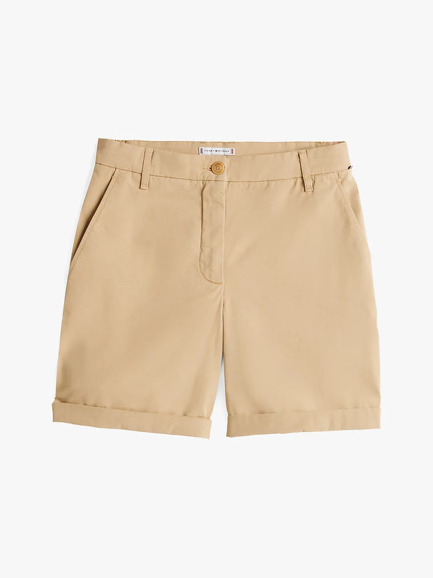 Short chino femme Tommy Hilfiger beige