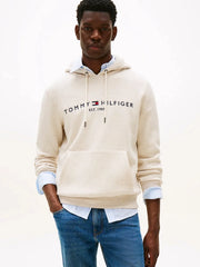 Sweat à capuche Tommy Hilfiger beige