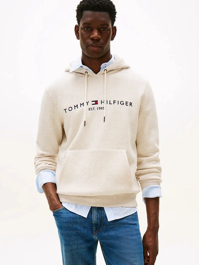 Sweat à capuche Tommy Hilfiger beige
