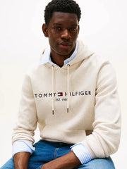 Sweat à capuche Tommy Hilfiger beige