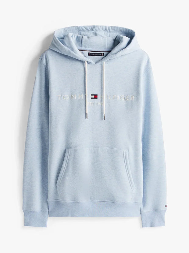 Sweat à capuche Tommy Hilfiger bleu