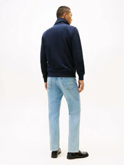 Sweat zippé Tommy Hilfiger marine