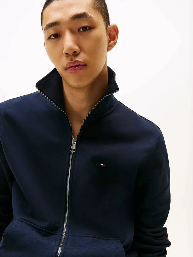 Sweat zippé Tommy Hilfiger marine