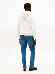 Sweat zippé à capuche Tommy Hilfiger beige