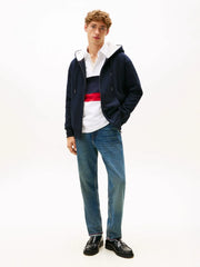 Sweat zippé Tommy Hilfiger marine