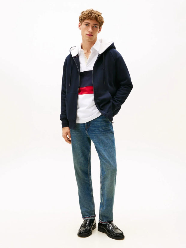 Sweat zippé Tommy Hilfiger marine