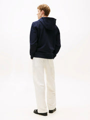 Sweat zippé à capuche Tommy Hilfiger marine