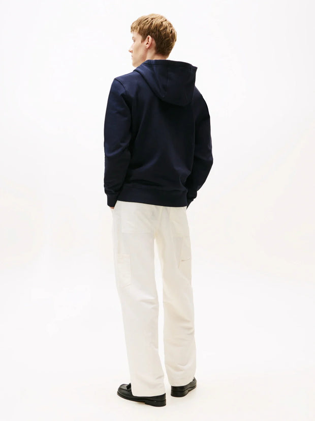 Sweat zippé à capuche Tommy Hilfiger marine