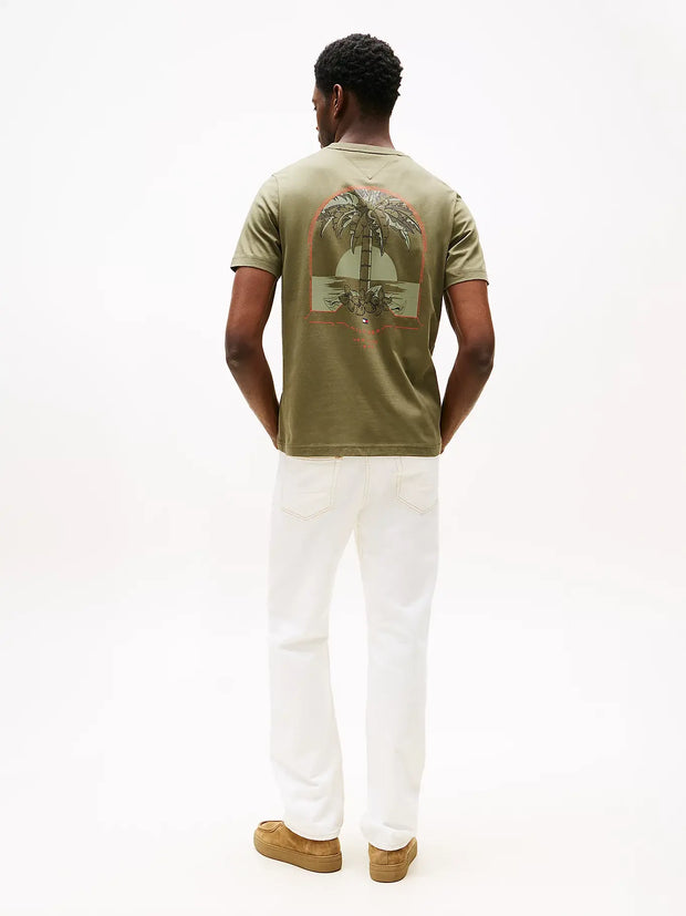 T-Shirt Tommy Hilfiger kaki