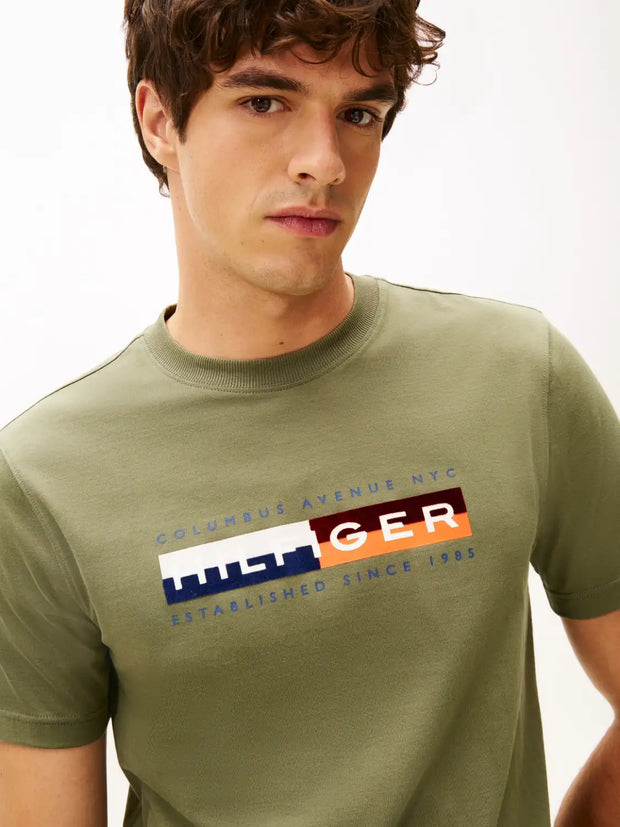 T-Shirt Tommy Hilfiger kaki