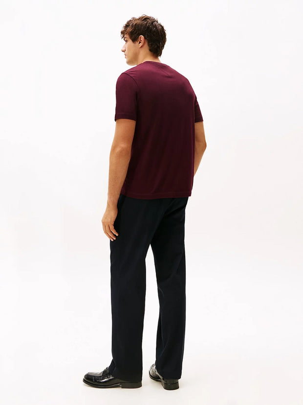 T-Shirt Tommy Hilfiger bordeaux