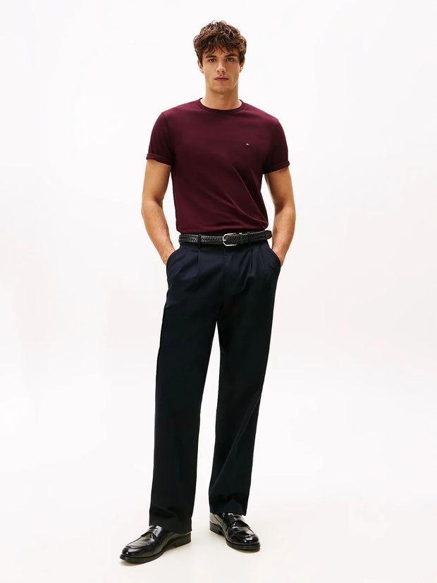 T-Shirt Tommy Hilfiger bordeaux