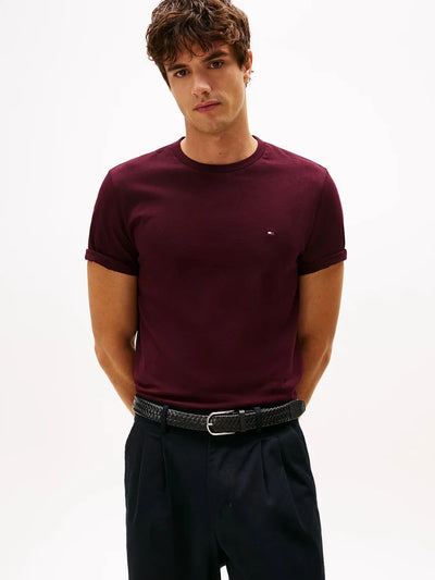 T-Shirt Tommy Hilfiger bordeaux