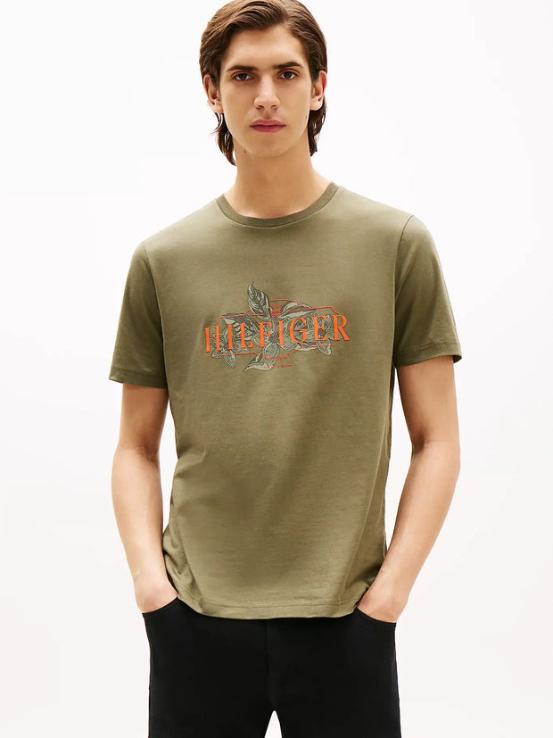 T-Shirt Tommy Hilfiger kaki