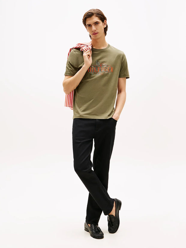 T-Shirt Tommy Hilfiger kaki