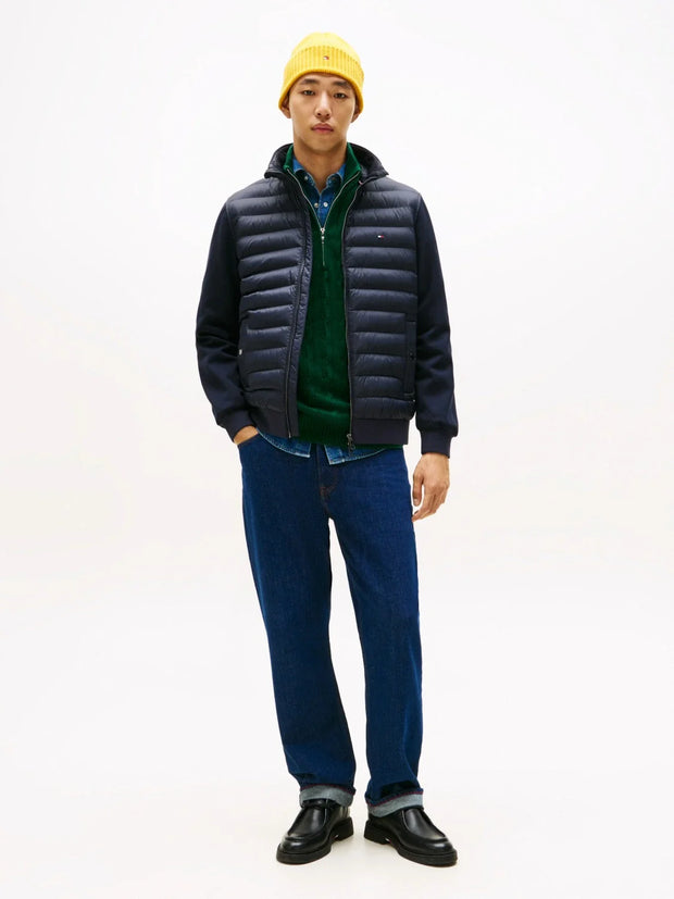 Veste bi matière Tommy Hilfiger marine