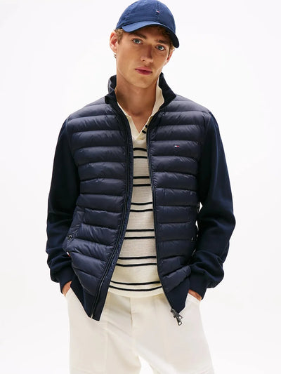 Veste bi matière Tommy Hilfiger marine