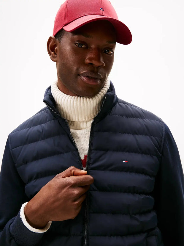 Veste bi matière Tommy Hilfiger marine