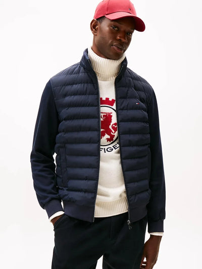 Veste bi matière Tommy Hilfiger marine