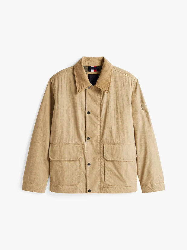 Veste Tommy Hilfiger déperlante marron